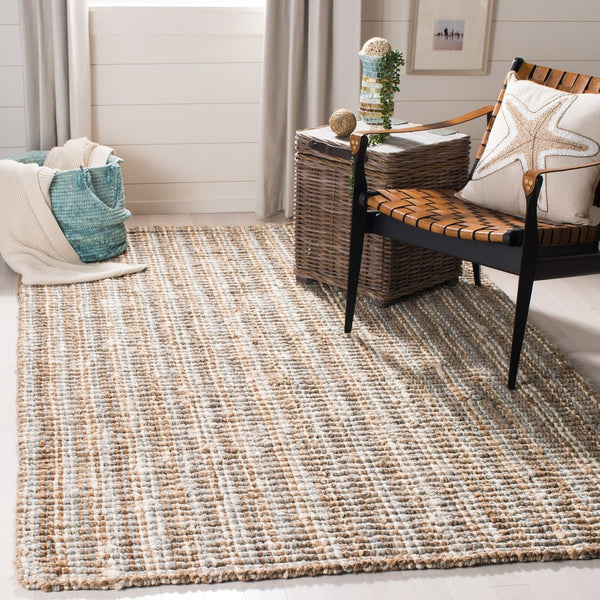 Natural Hand Woven Rug - Coastal Chic Design, Soft and Textured Jute, Eco-Friendly Home Decor