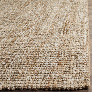 N447 Hand Woven Coastal Jute Rug - Soft, Eco-Friendly Beach House Style for Chic Interiors