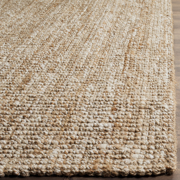 N447 Hand Woven Coastal Jute Rug - Soft, Eco-Friendly Beach House Style for Chic Interiors