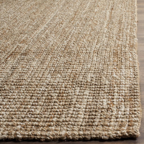 N447 Hand Woven Coastal Jute Rug - Soft, Eco-Friendly Beach House Style for Chic Interiors