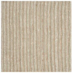 Natural Fiber N447  Hand Woven 100% Jute Pile Rug Sage / Natural