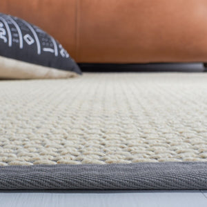 Safavieh Barbuda Power Loomed 58% Sisal & 42% Wool Pile Rug NF475A-3