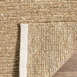 Safavieh Natural Fiber 510 Hand Woven Seagrass and Cotton Rug NF510A-4