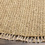 Safavieh Natural Fiber 510 Hand Woven Seagrass and Cotton Rug NF510A-4