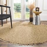 Safavieh Natural Fiber 510 Hand Woven Seagrass and Cotton Rug NF510A-4