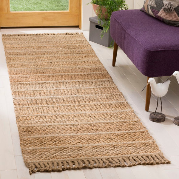 Safavieh Natural Fiber 550 Hand Woven 90% Jute and 10% NZ Wool Rug NF550A-3