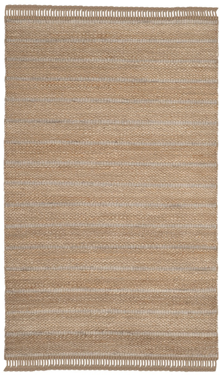 Safavieh Natural Fiber 550 Hand Woven 90% Jute and 10% NZ Wool Rug NF550A-3