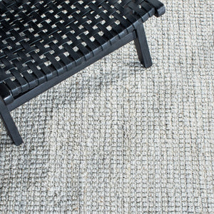 Natural Fiber Nf730  Hand Woven 100% Jute Pile Rug Grey