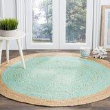 Safavieh Natural Fiber 801  Hand Woven 100% Jute Pile Rug NF801A-5R