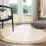 Safavieh Natural Fiber 801  Hand Woven 100% Jute Pile Rug NF801M-5R