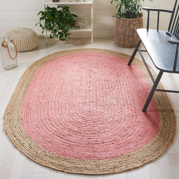 Safavieh Natural Fiber 801  Hand Woven 100% Jute Pile Rug NF801P-5R