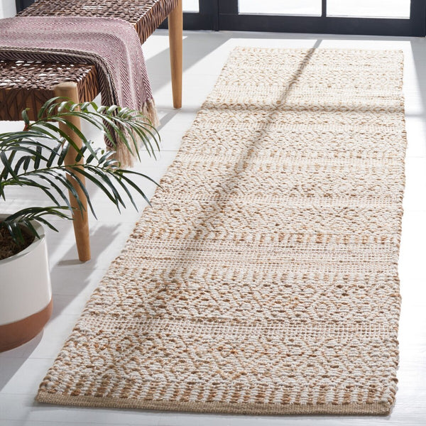 Safavieh Natural Fiber  Hand Woven 55% Jute, 30% Wool, 15% Cotton Rug NF829A-9