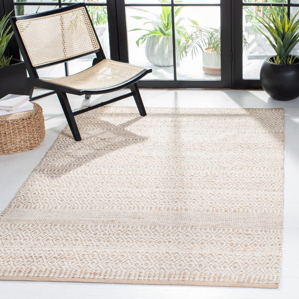 Safavieh Natural Fiber  Hand Woven 55% Jute, 30% Wool, 15% Cotton Rug NF829A-9