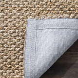 Safavieh Natural Fiber 870 Hand Woven Jute and Cotton with Latex Rug NF870A-3