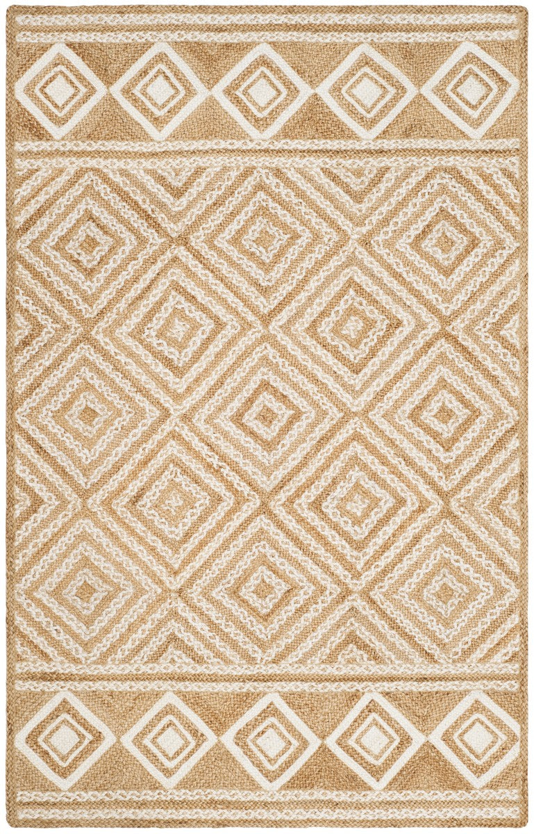 Safavieh Natural Fiber 880 Hand Woven Jute and Cotton with Latex Rug NF880B-9