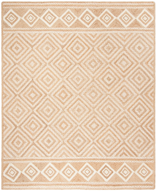 Safavieh Natural Fiber 880 Hand Woven Jute and Cotton with Latex Rug NF880B-9