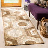 Safavieh Natural Fiber 881 Hand Woven Jute and Cotton with Latex Rug NF881F-3