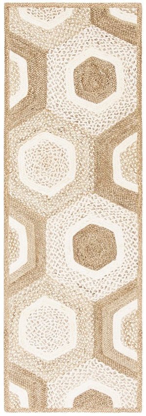 Safavieh Natural Fiber 881 Hand Woven Jute and Cotton with Latex Rug NF881F-3