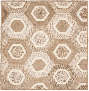Safavieh Natural Fiber 881 Hand Woven Jute and Cotton with Latex Rug NF881F-3