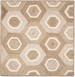 Safavieh Natural Fiber 881 Hand Woven Jute and Cotton with Latex Rug NF881F-3