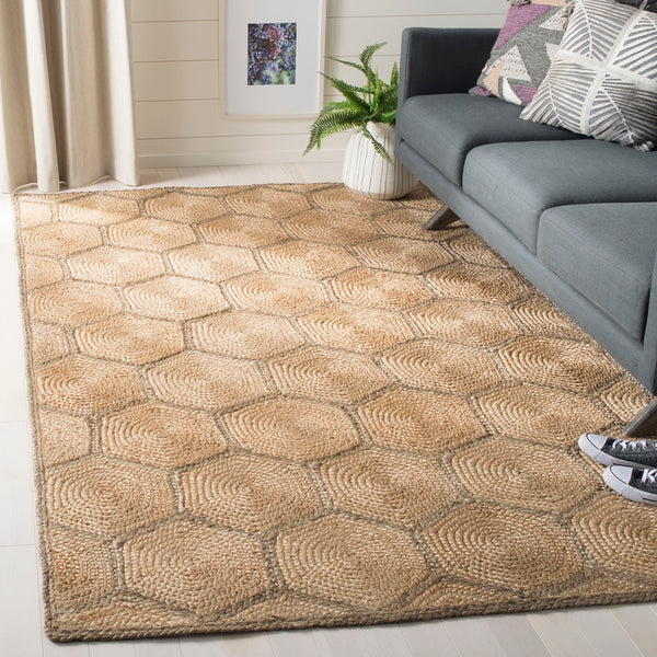 Safavieh Natural Fiber 882 Hand Woven Jute and Cotton with Latex Rug NF882B-9