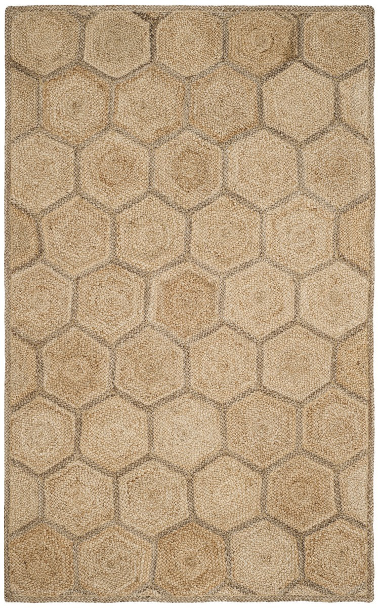 Safavieh Natural Fiber 882 Hand Woven Jute and Cotton with Latex Rug NF882B-9