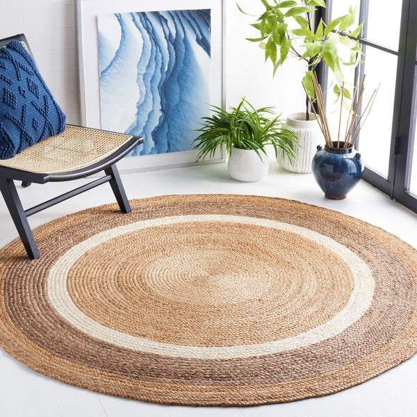 Safavieh Natural Fiber 883 Hand Woven Jute and Cotton with Latex Rug NF883B-9