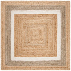 Safavieh Natural Fiber 883 Hand Woven Jute and Cotton with Latex Rug NF883B-9