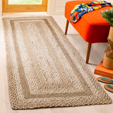 Safavieh Natural Fiber 884 Hand Woven Jute and Cotton with Latex Rug NF884F-9