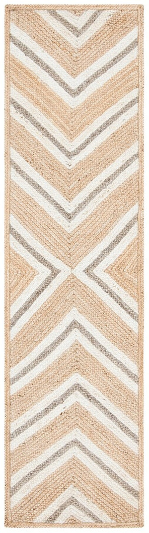 Safavieh Natural Fiber 886 Flat Weave Jute and Cotton with Latex Contemporary Rug NF886A-8