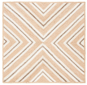 Safavieh Natural Fiber 886 Flat Weave Jute and Cotton with Latex Contemporary Rug NF886A-8