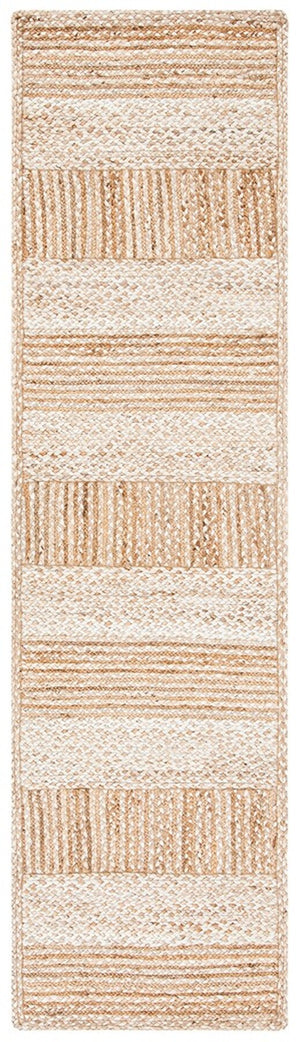 Safavieh Natural Fiber 887 Flat Weave Jute and Cotton with Latex Contemporary Rug NF887A-9