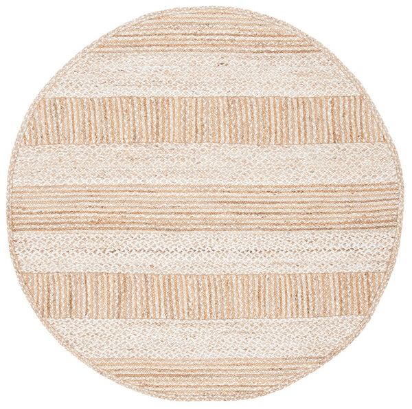 Safavieh Natural Fiber 887 Flat Weave Jute and Cotton with Latex Contemporary Rug NF887A-9