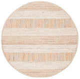 Safavieh Natural Fiber 887 Flat Weave Jute and Cotton with Latex Contemporary Rug NF887A-9