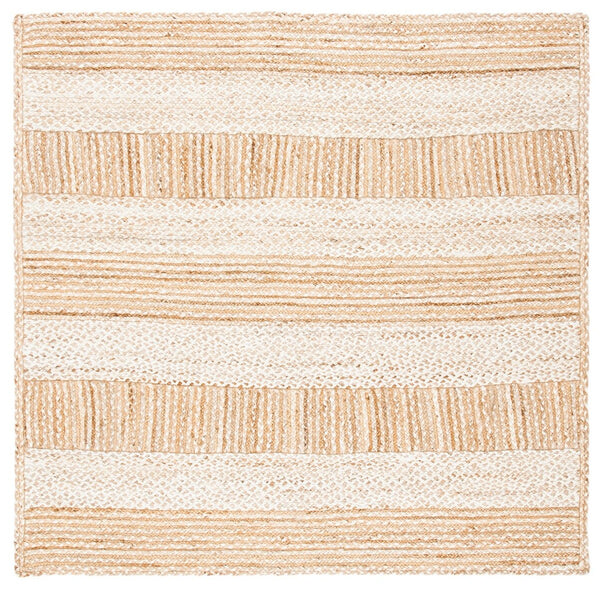 Safavieh Natural Fiber 887 Flat Weave Jute and Cotton with Latex Contemporary Rug NF887A-9