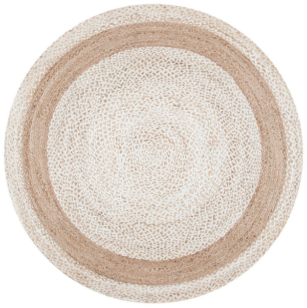 Safavieh Natural Fiber 888 Flat Weave Jute and Cotton with Latex Contemporary Rug NF888A-8