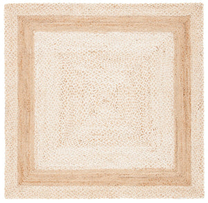 Safavieh Natural Fiber 888 Flat Weave Jute and Cotton with Latex Contemporary Rug NF888A-8