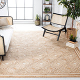 Safavieh Natural Fiber 889 Flat Weave Jute and Cotton with Latex Contemporary Rug NF889A-8