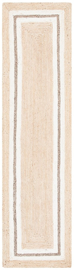 Safavieh Natural Fiber 890 Flat Weave Jute and Cotton with Latex Contemporary Rug NF890A-8