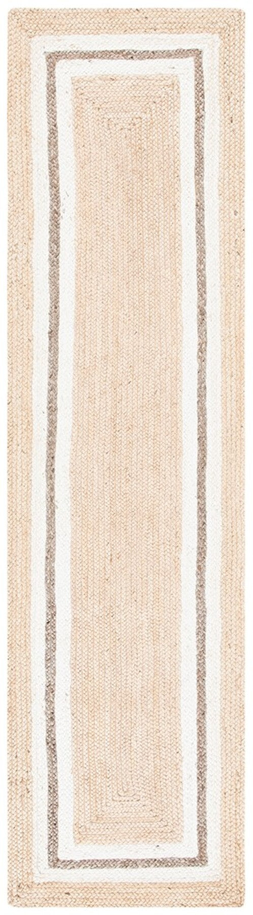 Safavieh Natural Fiber 890 Flat Weave Jute and Cotton with Latex Contemporary Rug NF890A-8