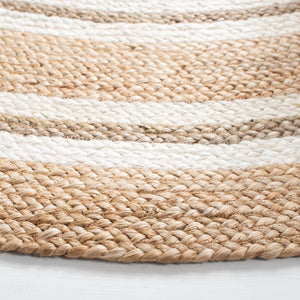 Safavieh Natural Fiber 890 Flat Weave Jute and Cotton with Latex Contemporary Rug NF890A-8