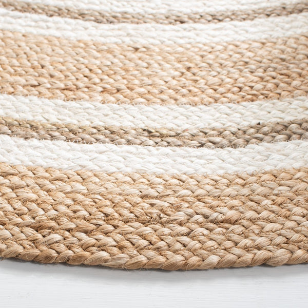 Safavieh Natural Fiber 890 Flat Weave Jute and Cotton with Latex Contemporary Rug NF890A-8