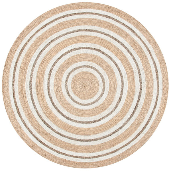 Safavieh Natural Fiber 890 Flat Weave Jute and Cotton with Latex Contemporary Rug NF890A-8