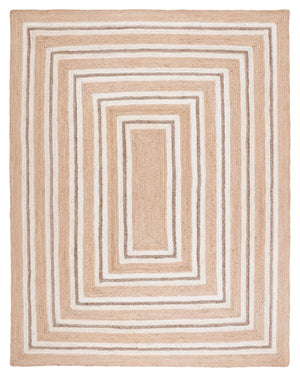 Safavieh Natural Fiber 890 Flat Weave Jute and Cotton with Latex Contemporary Rug NF890A-8