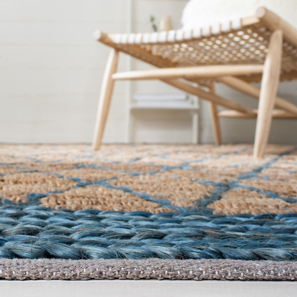 Natural Fiber Hand Loomed Jute and Cotton Rug - Eco-Friendly, Durable, and Stylish Addition for Home
