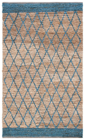 Natural Fiber Hand Loomed Jute and Cotton Rug - Eco-Friendly, Durable, and Stylish Addition for Home