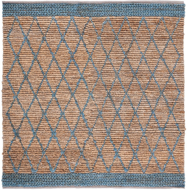 Natural Fiber Hand Loomed Jute and Cotton Rug - Eco-Friendly, Durable, and Stylish Addition for Home