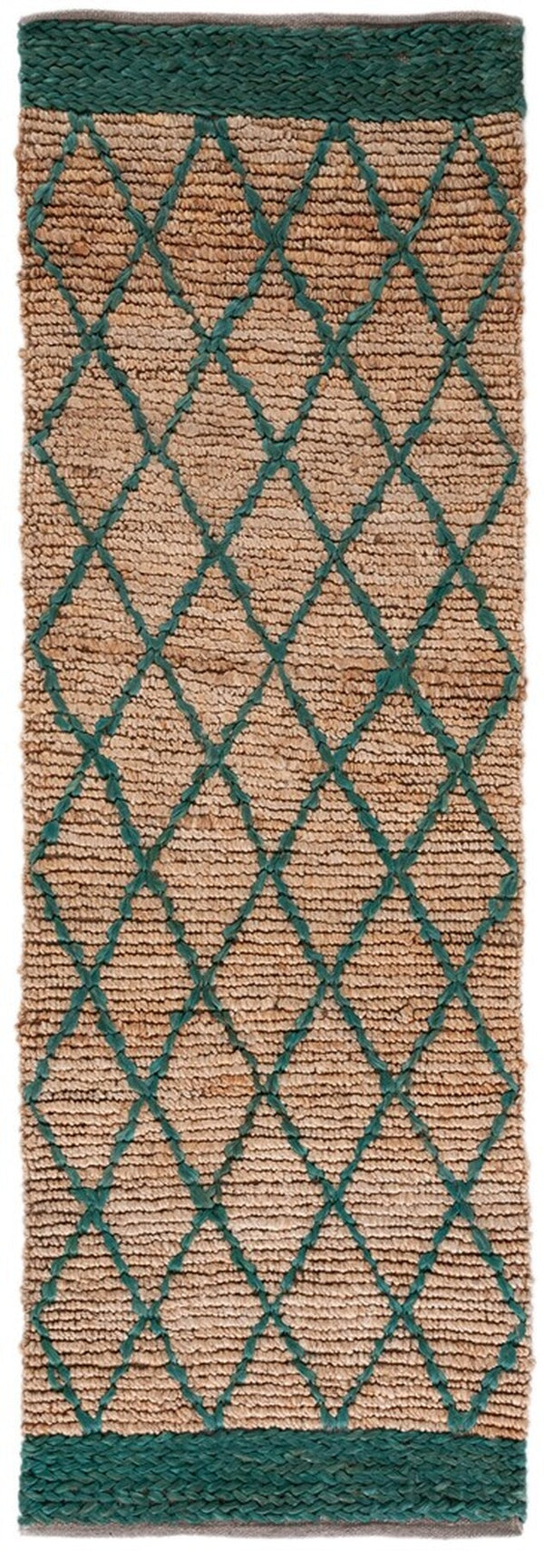 Natural Fiber Hand Loomed Jute and Cotton Rug - Eco-Friendly, Durable, and Stylish Addition for Home
