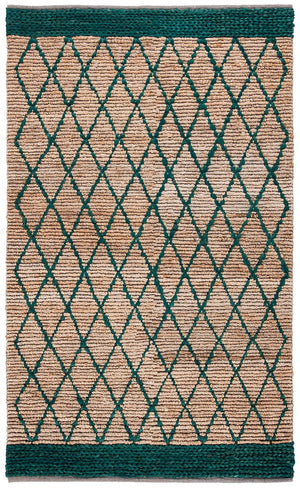 Natural Fiber Hand Loomed Jute and Cotton Rug - Eco-Friendly, Durable, and Stylish Addition for Home