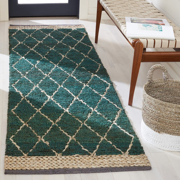 Natural Fiber Hand Loomed Jute and Cotton Rug - Eco-Friendly, Durable, and Stylish Addition for Home